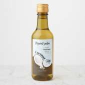 Kokosworpvruchten Wijn Etiket (Voorkant)