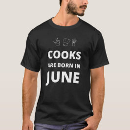 Koks worden geboren in juni t-shirt