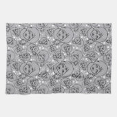 Kökshandduk med tomtekatter theedoek (Horizontaal)