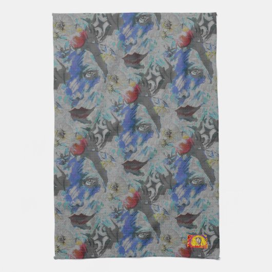 Kökshandduk Sarah Rubellite  Theedoek (Verticaal)