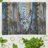 Kökshandduk Skitfiske  Theedoek (Gevouwen)