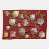 Kökshanddukar Happy Holidays Theedoek (Horizontaal)