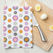 Kökshanddul med Cirkulär-tryck Kökshandduk Theedoek (Quarter Fold)