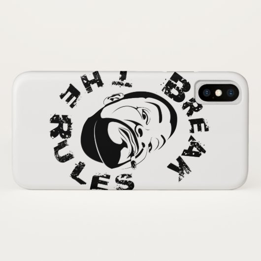 Koksmann Breek de Regels... Case-Mate iPhone Case (Achterkant (horizontaal))