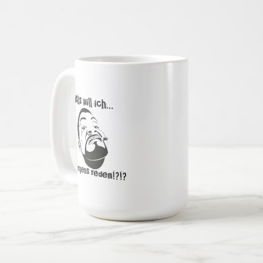 Koksmann in de ochtend koffiemok (Voorkant links)