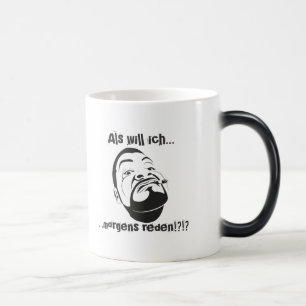 Koksmann in de ochtend magische mok