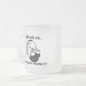 Koksmann in de ochtend matglas koffiemok (Voorkant links)