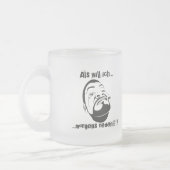 Koksmann in de ochtend matglas koffiemok (Links)