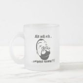 Koksmann in de ochtend matglas koffiemok (Links)