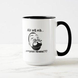 Koksmann in de ochtend mok