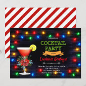 Kokstaartkerstuitnodiging Kaart (Voorkant / Achterkant)