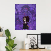 Kokushibo Bovenmaan 1 Chibi Poster (Thuiskantoor)