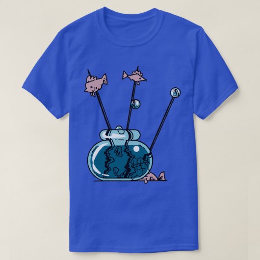 Kokwerende vis t-shirt (Design voorkant)