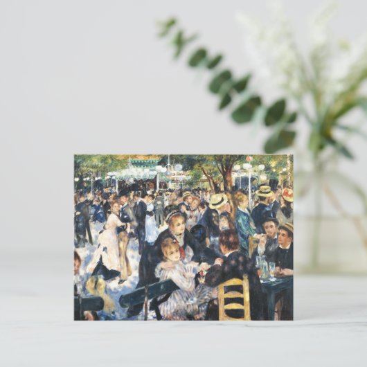 Kol bij de Moulin de la Galette Party Renoir Briefkaart (Staand voorkant)