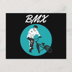 Kol Biker Retro BMX-stijl Briefkaart