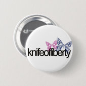KOL - Butterflies Button (Voorkant /achterkant)