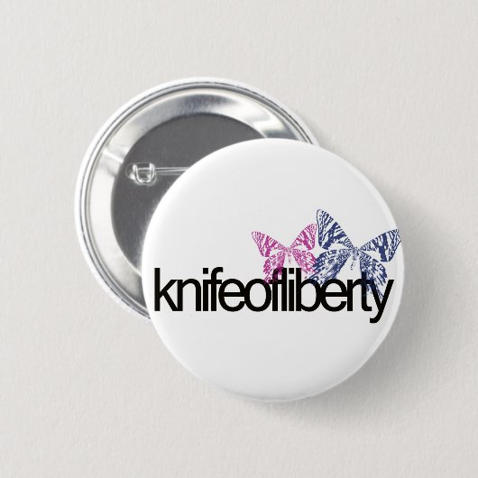 KOL - Butterflies Button (Voorkant /achterkant)