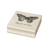 Kol Butterfly Voeg je persoonlijke tekst toe Rubberstempel (Stempel)