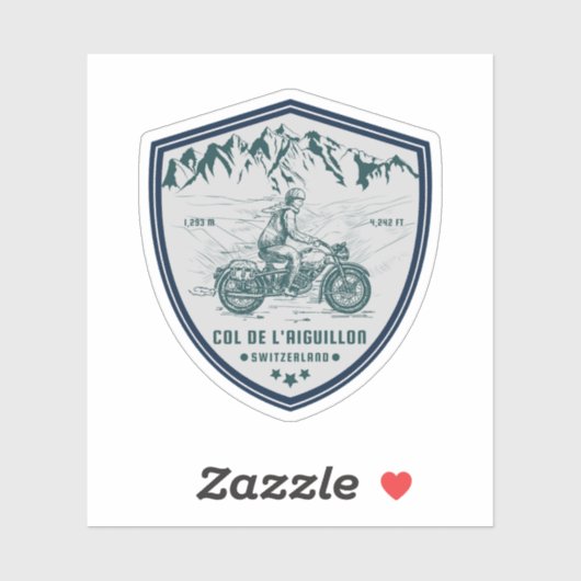 Kol. de Aiguillon swiss-alps tournee Sticker (Vel)
