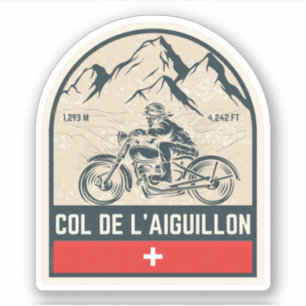 Kol. de Aiguillon swiss-alps tournee Sticker