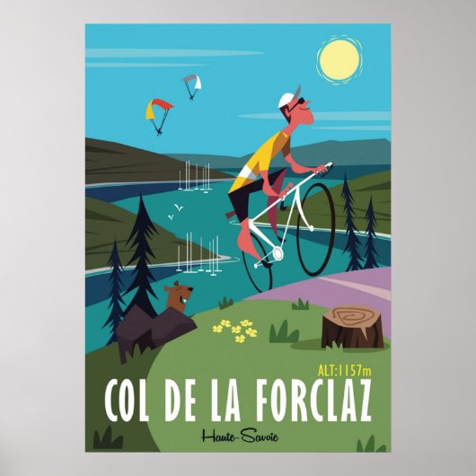 Kol. de la Forclaz Poster (Voorkant)