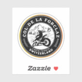Kol. de la Forclaz swiss-alps tournee Sticker (Vel)