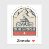 Kol. de la Forclaz swiss-alps tournee Sticker (Vel)