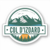 Kol. d'Izoard D 902 Massif du Queyras Sticker (Voorkant)
