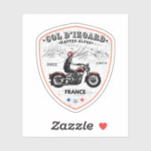 Kol. d'Izoard D 902 Massif du Queyras Sticker (Vel)