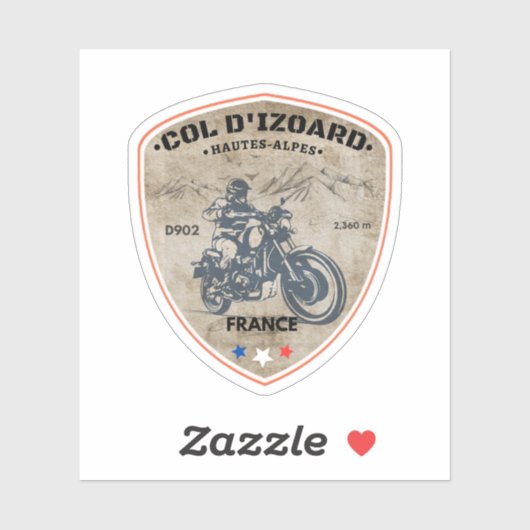 Kol. d'Izoard D 902 Massif du Queyras Sticker (Vel)