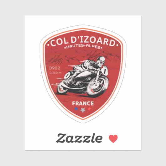 Kol. d'Izoard D 902 Massif du Queyras Sticker (Vel)