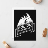 Kol. Du Tourmalet Road Cycling Notitiekaartje (Voorkant / Achterkant in situ)