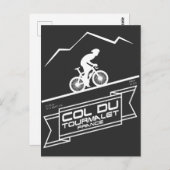 Kol. Du Tourmalet Road Famous Cycling Briefkaart (Voorkant / Achterkant)