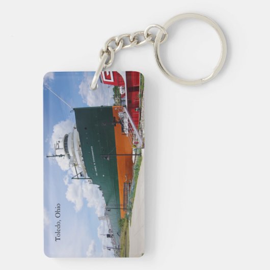 Kol. James M. Schoonmaker acrylsleutelketen Sleutelhanger (achterkant)