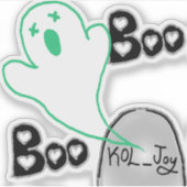 KOL_Joy Ghost Sticker (Voorkant)