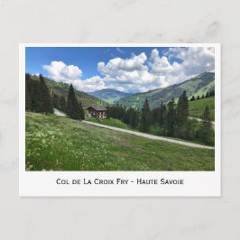 Kol. La Croix Fry, Haute-Savoie, Franse Alpen Briefkaart