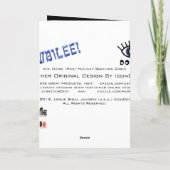 Kol Nidre (Personalized High Holiday Kaart) Feestdagen Kaart (Achterkant)