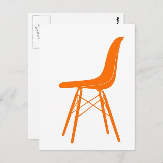 Kol objecten naam stoel briefkaart (Voorkant / Achterkant)