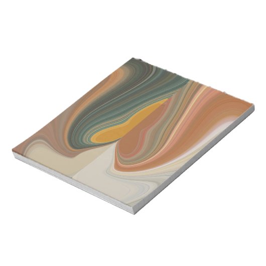 Kol Retro Abstracte, kleurrijke matata streng Notitieblok (Linkerzijde)