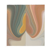 Kol Retro Abstracte, kleurrijke matata streng Notitieblok (Voorkant)