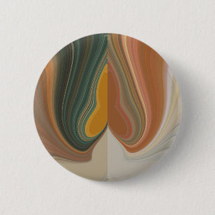 Kol Retro Abstracte, kleurrijke matata streng Ronde Button 5,7 Cm