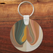 Kol Retro Abstracte, kleurrijke matata streng Sleutelhanger (Voorkant)