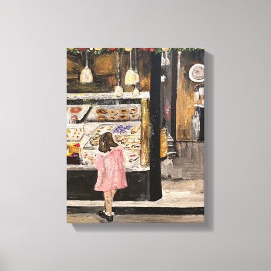 "Kolache at Kerstmis" Stretched Canvas Print (Voorkant)