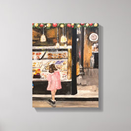"Kolache at Kerstmis" Stretched Canvas Print