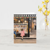 "Kolache met Kerstmis" schilderij van Therese Kram Kaart (Gele Bloem)