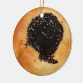 Kolache-ornament van papaverzaad keramisch ornament (Links)
