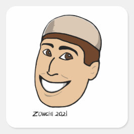 Kolah Namadi Pet Vierkante Sticker