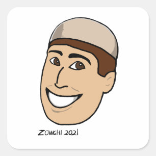 Kolah Namadi Pet Vierkante Sticker