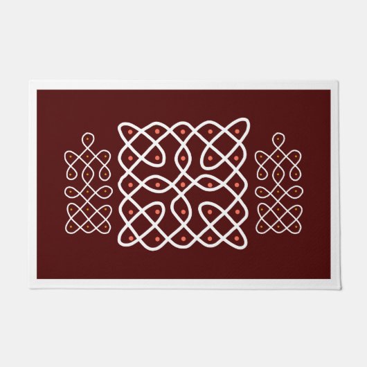 Kolam Diwali Doormat Deurmat (Voorkant)