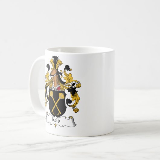 Kolb Family Crest Koffiemok (Voorkant links)